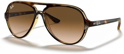 Ray-Ban Mens Cats 5000 Classics SUNGLASSES (pack of 1), Light
